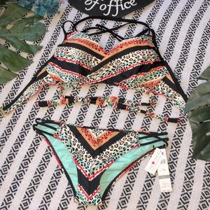 NWT Sundazed Animal Print Bikini